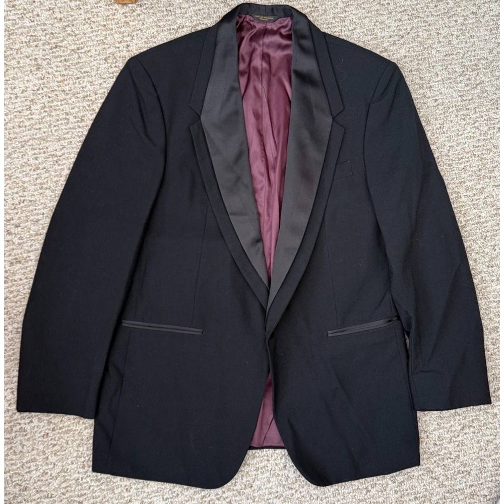 After Six Moda Collection Mens Tuxedo Jacket Sz‎ 44L USA Wedding Formal Party